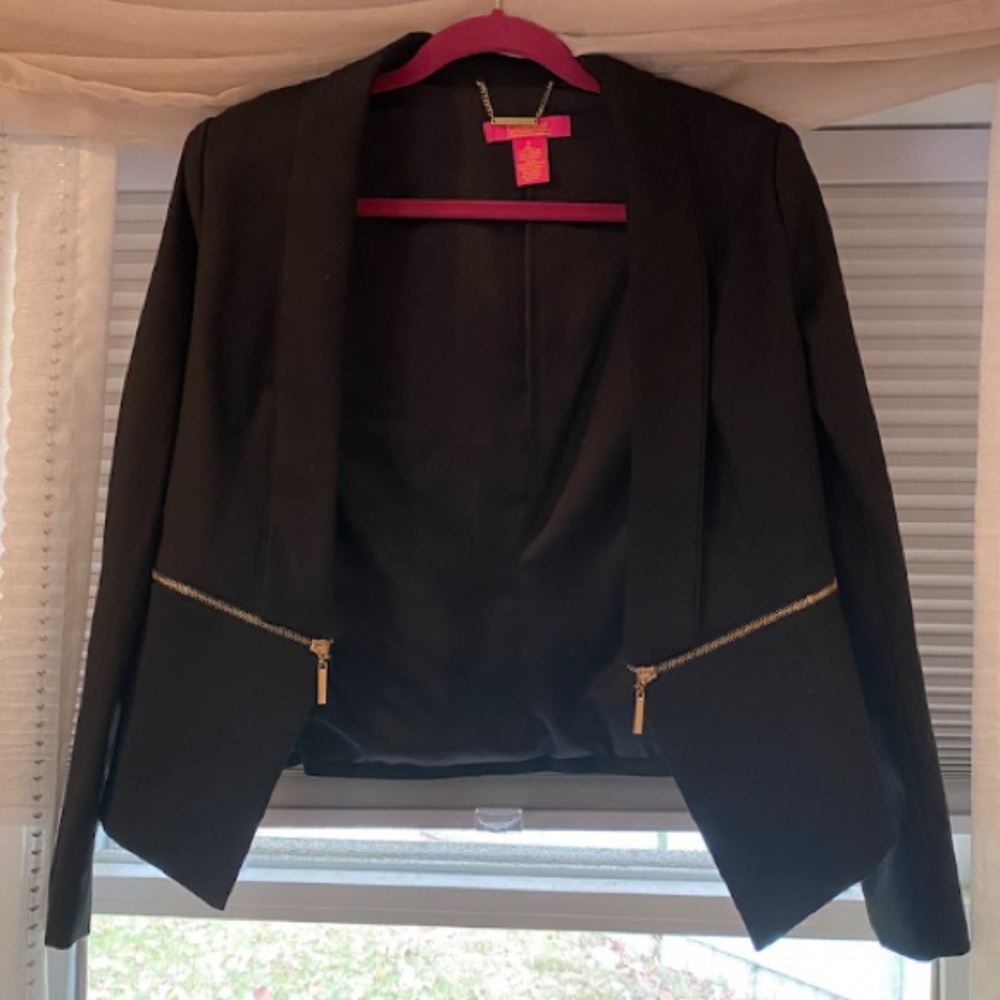 Catherine Malandrino Black Blazer Size 4